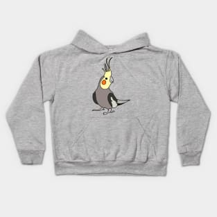 Cockatiel Bird Lover Kids Hoodie